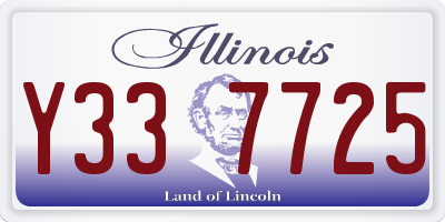 IL license plate Y337725