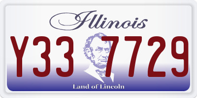IL license plate Y337729
