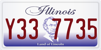 IL license plate Y337735