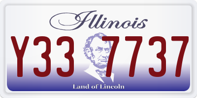 IL license plate Y337737