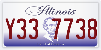 IL license plate Y337738
