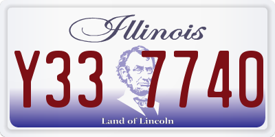 IL license plate Y337740