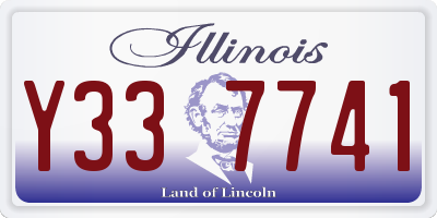 IL license plate Y337741
