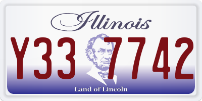 IL license plate Y337742