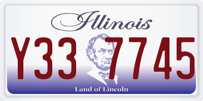 IL license plate Y337745