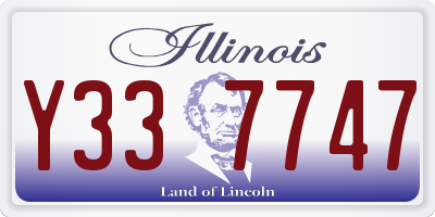 IL license plate Y337747