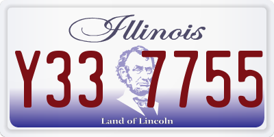 IL license plate Y337755