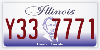 IL license plate Y337771