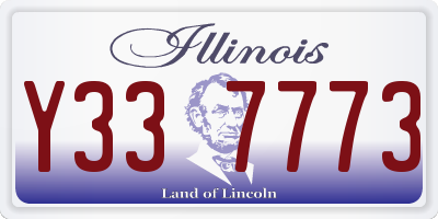 IL license plate Y337773