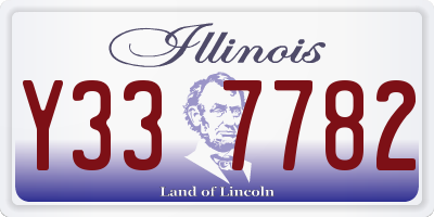 IL license plate Y337782