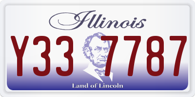 IL license plate Y337787