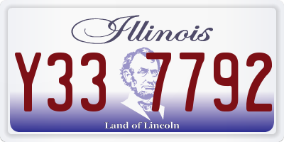 IL license plate Y337792