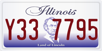 IL license plate Y337795