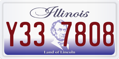 IL license plate Y337808