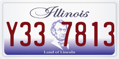 IL license plate Y337813