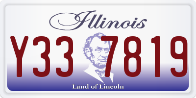 IL license plate Y337819