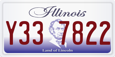 IL license plate Y337822