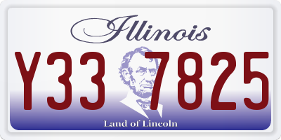 IL license plate Y337825