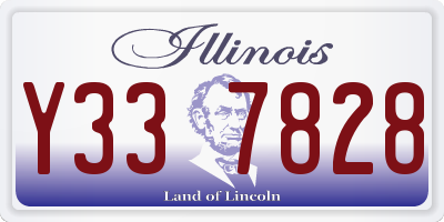 IL license plate Y337828