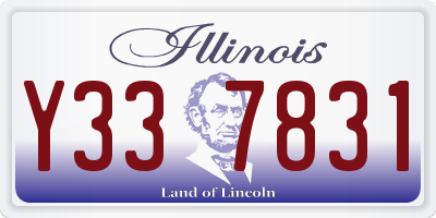 IL license plate Y337831