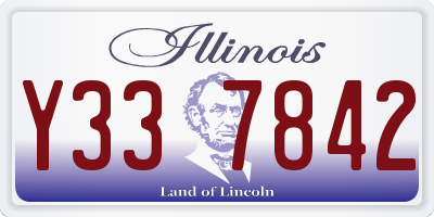 IL license plate Y337842