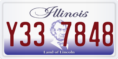 IL license plate Y337848