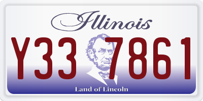 IL license plate Y337861