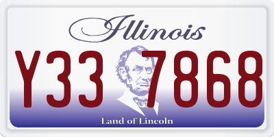 IL license plate Y337868