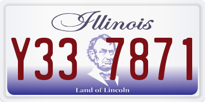 IL license plate Y337871