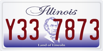 IL license plate Y337873