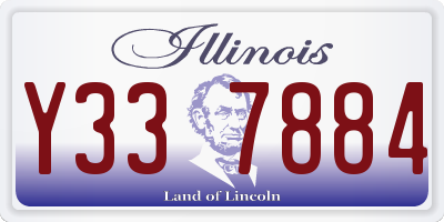 IL license plate Y337884