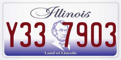 IL license plate Y337903