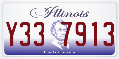 IL license plate Y337913