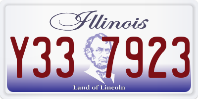 IL license plate Y337923