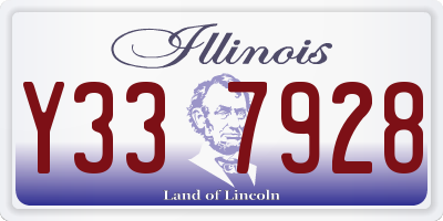 IL license plate Y337928