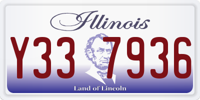 IL license plate Y337936