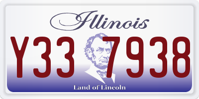 IL license plate Y337938