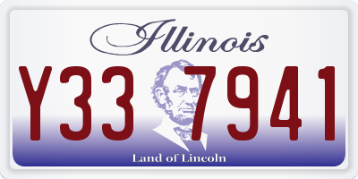 IL license plate Y337941