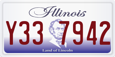 IL license plate Y337942