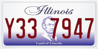 IL license plate Y337947
