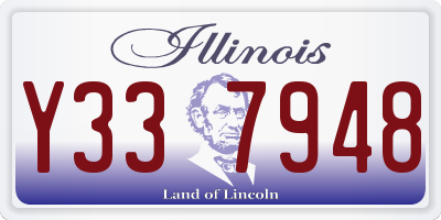 IL license plate Y337948