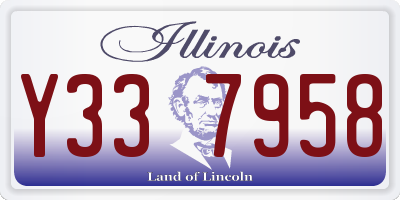 IL license plate Y337958