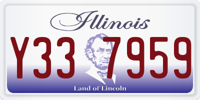 IL license plate Y337959