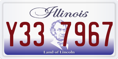 IL license plate Y337967