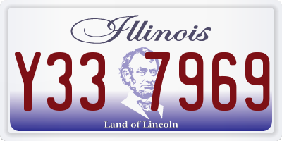 IL license plate Y337969