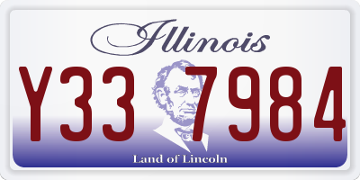 IL license plate Y337984