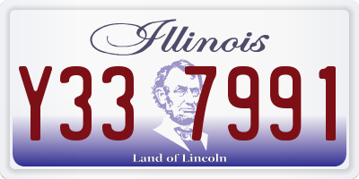 IL license plate Y337991