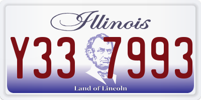 IL license plate Y337993