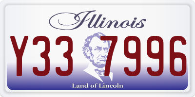 IL license plate Y337996
