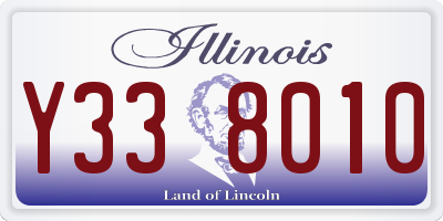 IL license plate Y338010